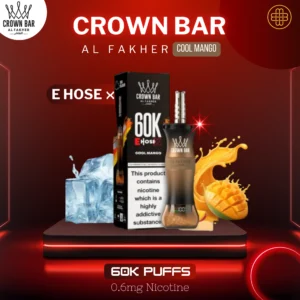 Al Fakher Crown Bar 60K Puffs Cool Mango