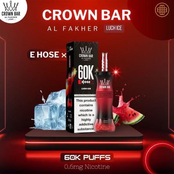 Al Fakher Crown Bar 60K Puffs Luch Ice