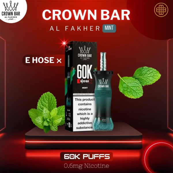 Al Fakher Crown Bar 60K Puffs Mint