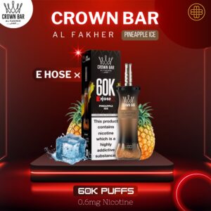 Al Fakher Crown Bar 60K Puffs Pine Apple Ice