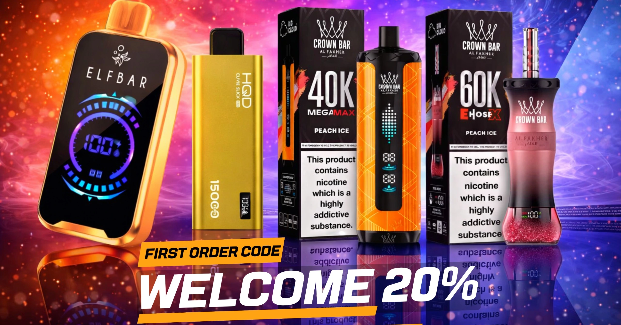 Welcome code for discount