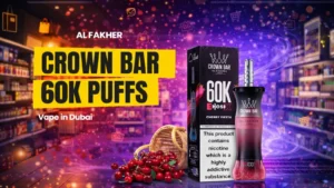 Al Fakher Crown Bar E-HoseX 60K Puffs Vape in Dubai