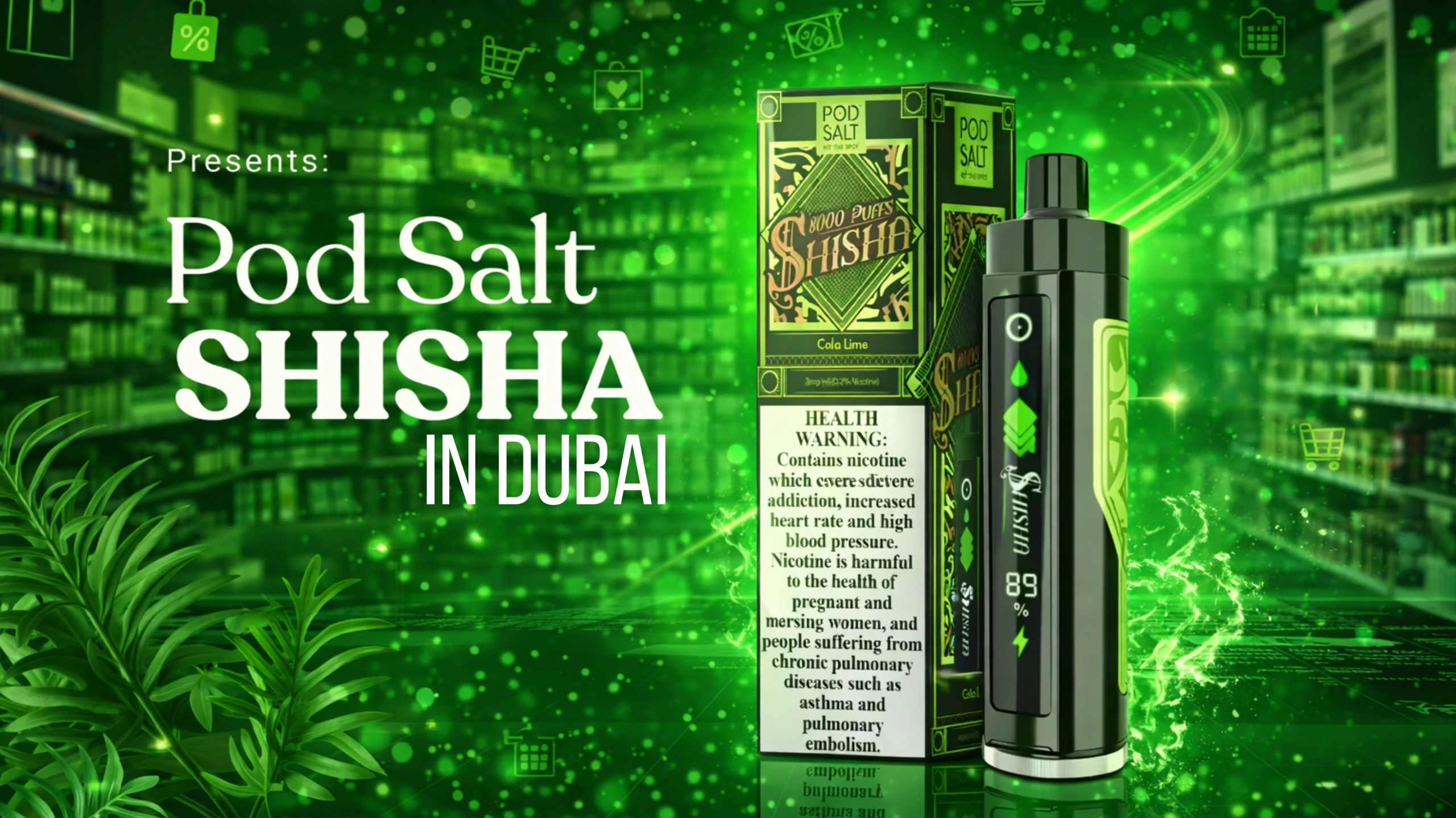 Buy Pod Salt Shisha in Dubai