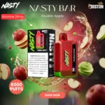 Nasty bar Double Apple 8000 Puffs Disposable Vape
