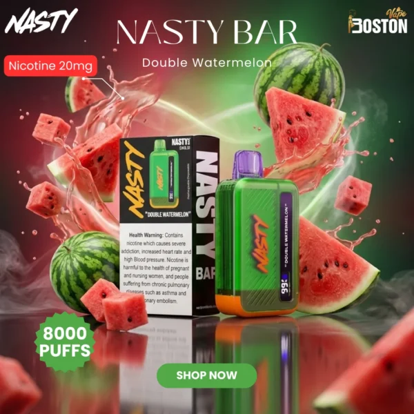 Nasty bar Double Watermelon 8000 Puffs Disposable Vape