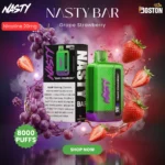 Nasty bar Grape Strawberry 8000 Puffs Disposable Vape