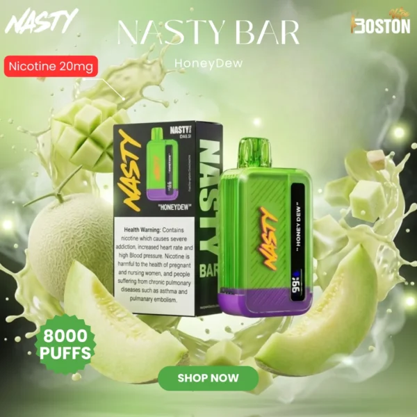 Nasty bar Honey Dew 8000 Puffs Disposable Vape