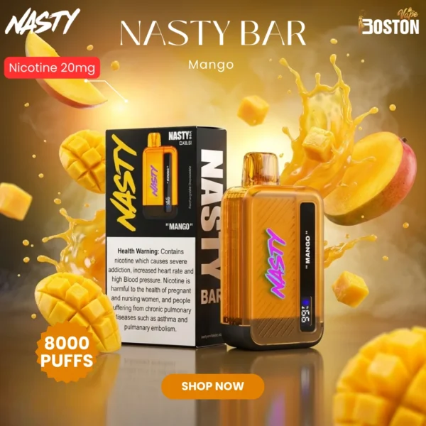 Nasty bar Mango 8000 Puffs Disposable Vape