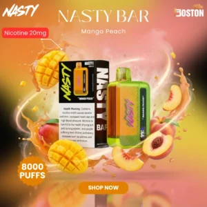Nasty bar Mango Peach 8000 Puffs Disposable Vape