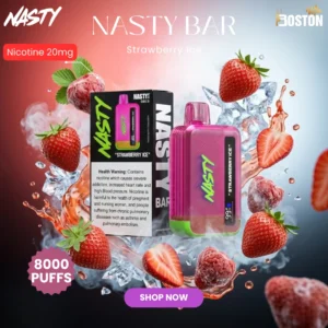 Nasty bar Strawberry Ice 8000 Puffs Disposable Vape