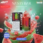 Nasty bar Watermelon Ice 8000 Puffs Disposable Vape